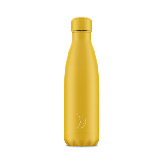 Chilly's Water Bottle Chilly's Reusable Bottle - 500ml, S/Steel,  Matte All Burnt Yellow