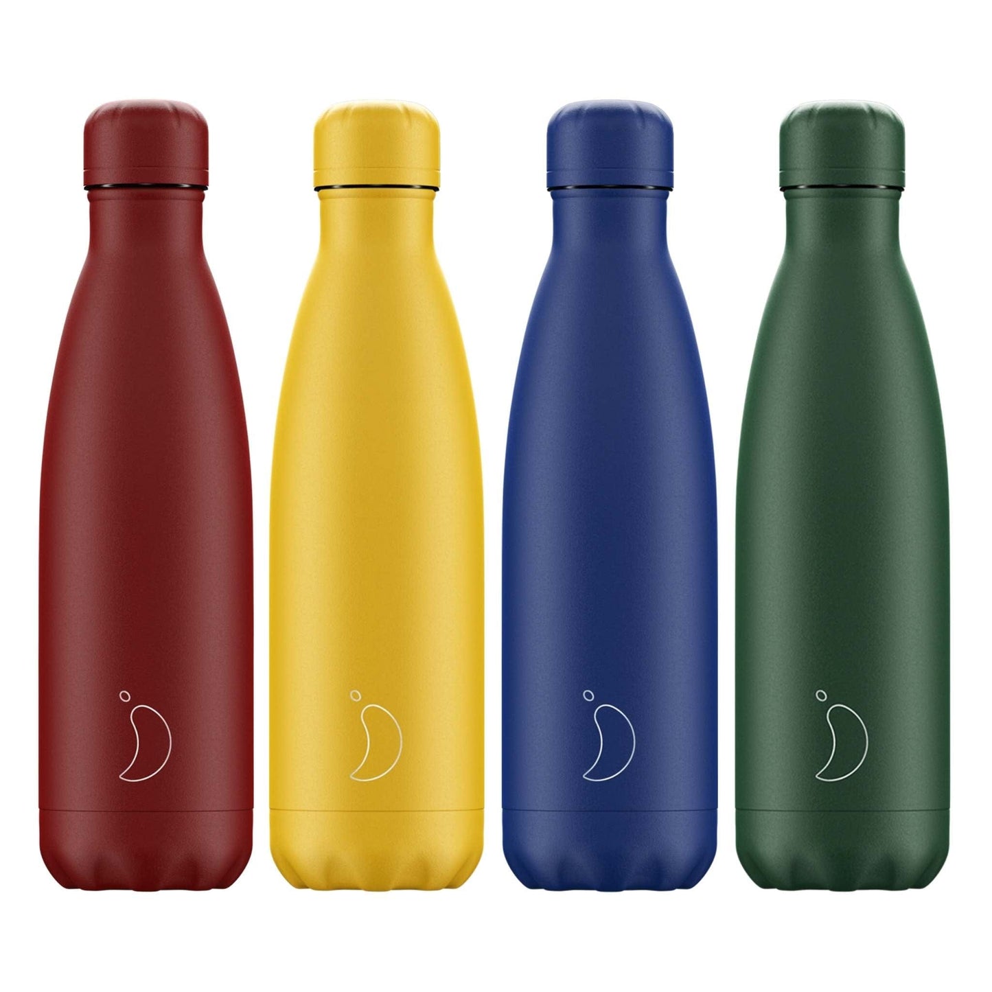 Chilly's Water Bottle Chilly's Reusable Bottle - 500ml, S/Steel,  Matte All Burnt Yellow