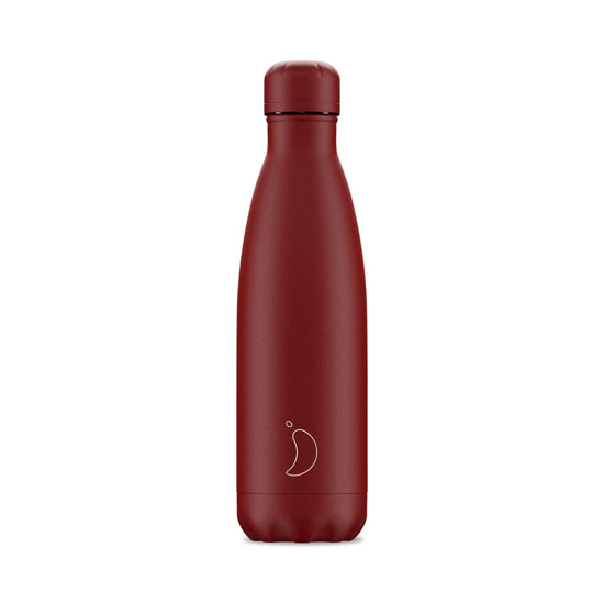 Chilly's Water Bottle Chilly's Reusable Bottle - 500ml, S/Steel,  Matte All Red