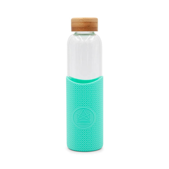 Neon Kactus Water Bottle Neon Kactus - Glass Water Bottles - 550ml - Free Spirit Turquoise