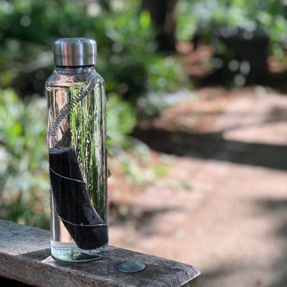 Load image into Gallery viewer, black + blum Water Bottles black + blum Charcoal Single &amp;amp; Coil
