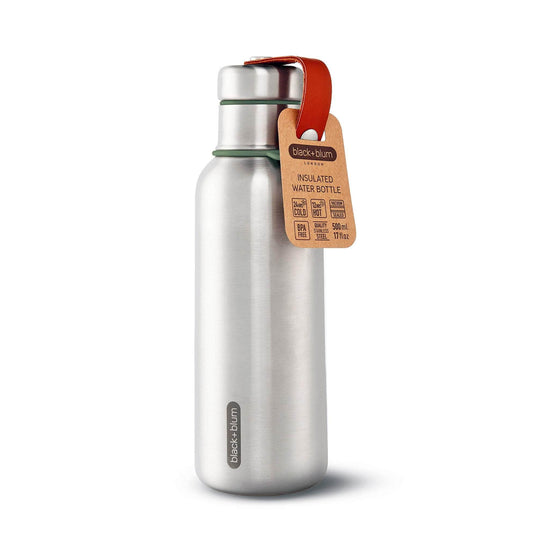 Load image into Gallery viewer, black + blum Water Bottles black + blum Stainless Steel Insulated Water Bottle 500ml - Olive
