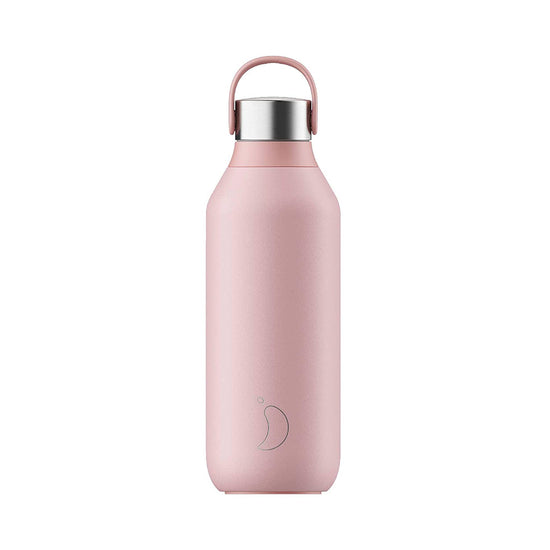Chilly's Water Bottles Chilly’s 500ml Series 2 Stainless Steel Water Bottle - Blush Pink