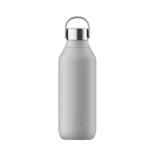 Chilly's Water Bottles Chilly’s 500ml Series 2 Stainless Steel Water Bottle - Granite Grey