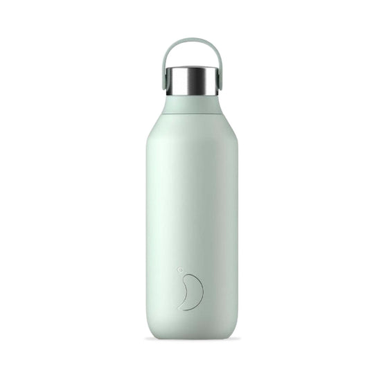 Chilly's Water Bottles Chilly’s 500ml Series 2 Stainless Steel Water Bottle - Lichen Green