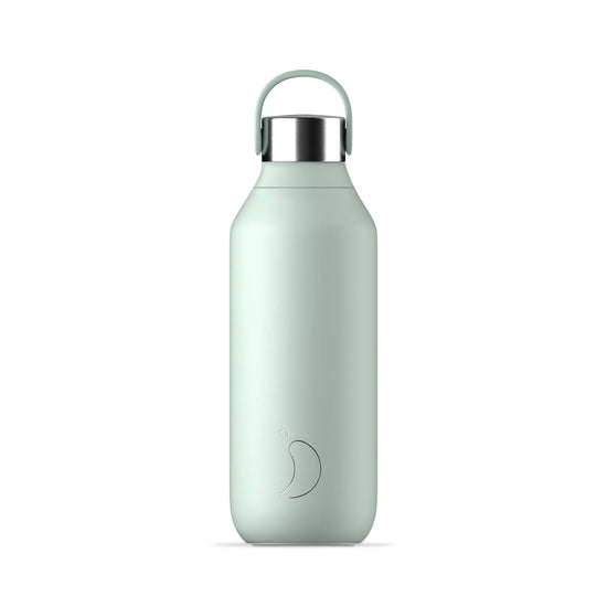 Chilly's Water Bottles Chilly’s 500ml Series 2 Stainless Steel Water Bottle - Lichen Green