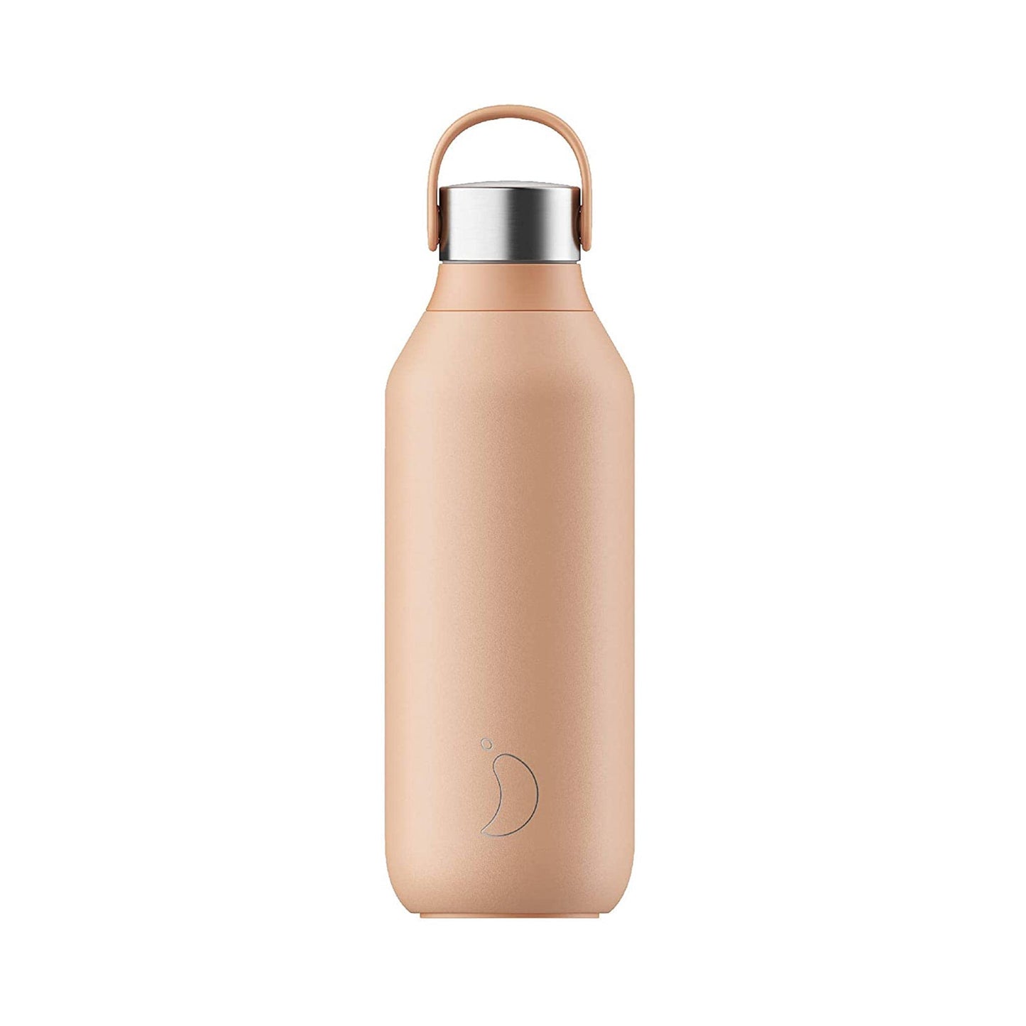 Chilly's Water Bottles Chilly’s 500ml Series 2 Stainless Steel Water Bottle - Peach Orange