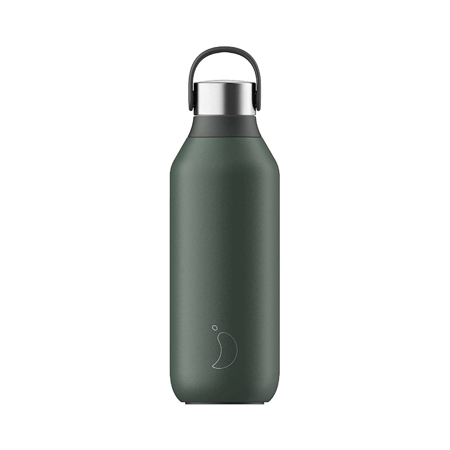 Chilly's Water Bottles Chilly’s 500ml Series 2 Stainless Steel Water Bottle - Pine Green