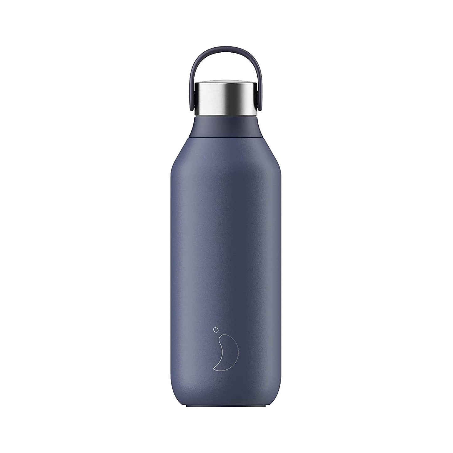 Load image into Gallery viewer, Chilly&amp;#39;s Water Bottles Chilly’s 500ml Series 2 Stainless Steel Water Bottle - Whale Blue
