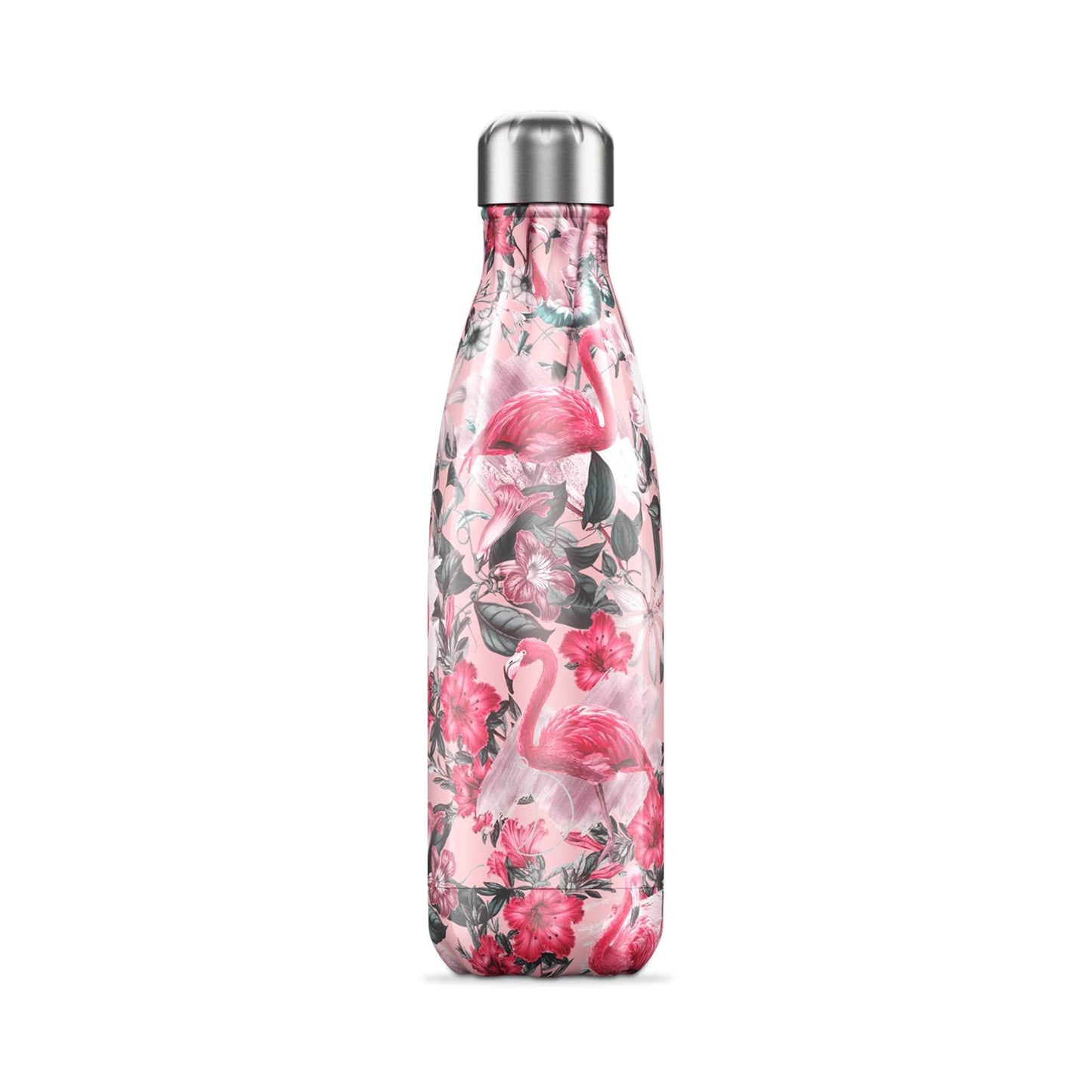 Chilly's Water Bottles Chilly's Reusable Bottle - 500ml, S/Steel,  Tropical Flamingo