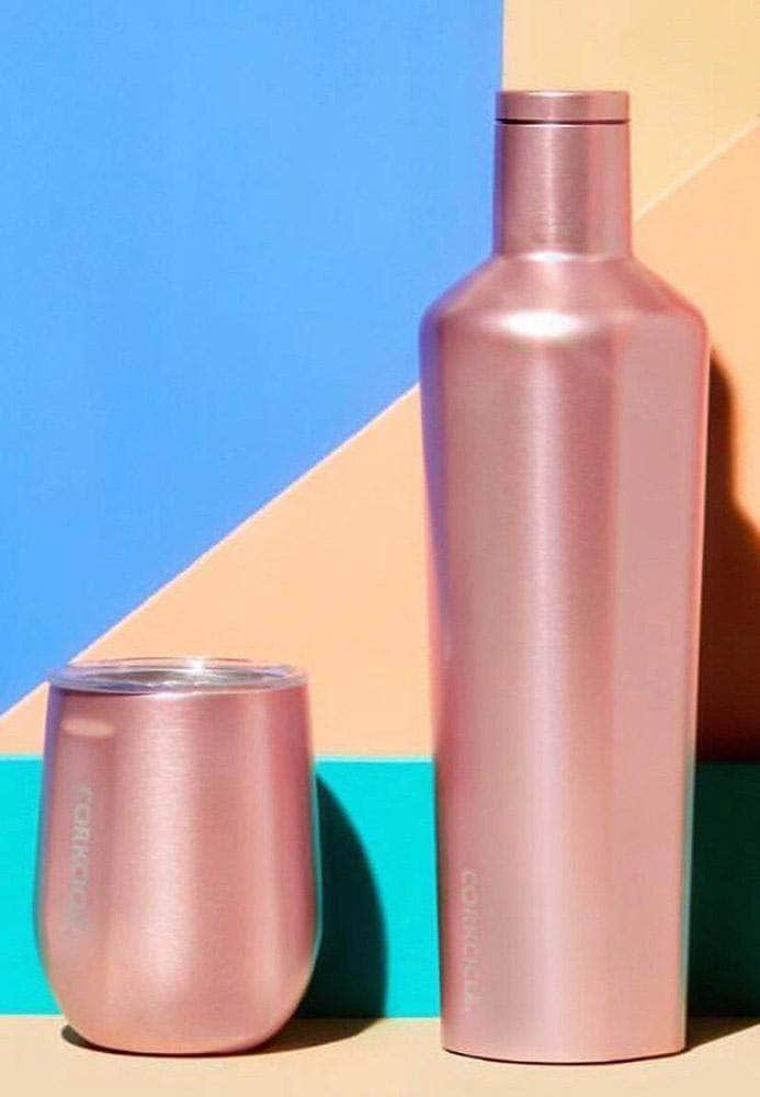 Corkcicle Water Bottles Corkcicle Canteen - Insul. Bottle - 16oz/475ml - Rose Metallic