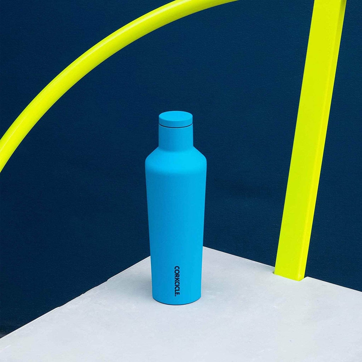 Corkcicle Water Bottles Neon Blue 16oz/475ml Corkcicle Canteen - Insulated Bottle - Neon Lights Collection