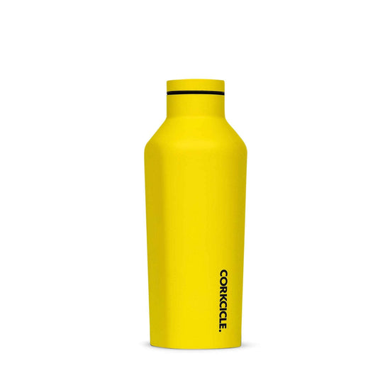 Corkcicle Water Bottles Neon Yellow 9oz/270ml Corkcicle Canteen - Insulated Bottle - Neon Lights Collection