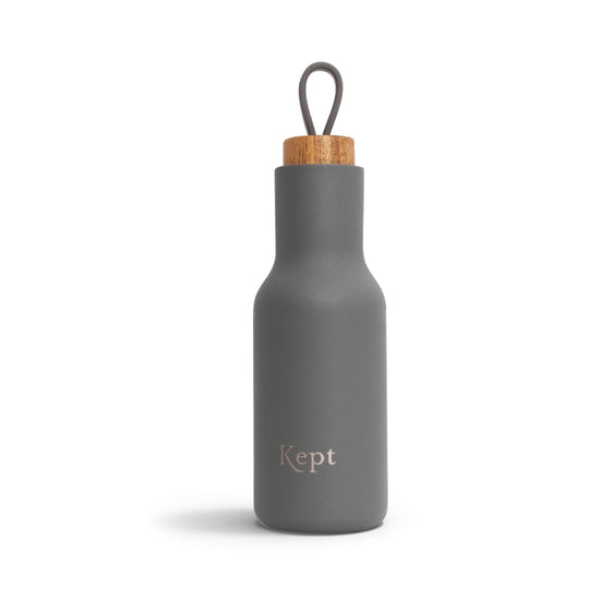 Kept Water Bottles Slate Green Kept Stainless Steel Vacuum Insulated Reusable Water Bottle – 600ml